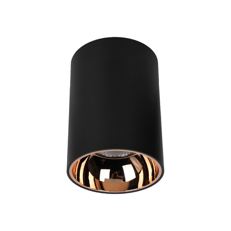 LED Downlights Black Aluminium 7W 12W 18W Ceiling Surface Mounted LED COB Down Light for Hotel