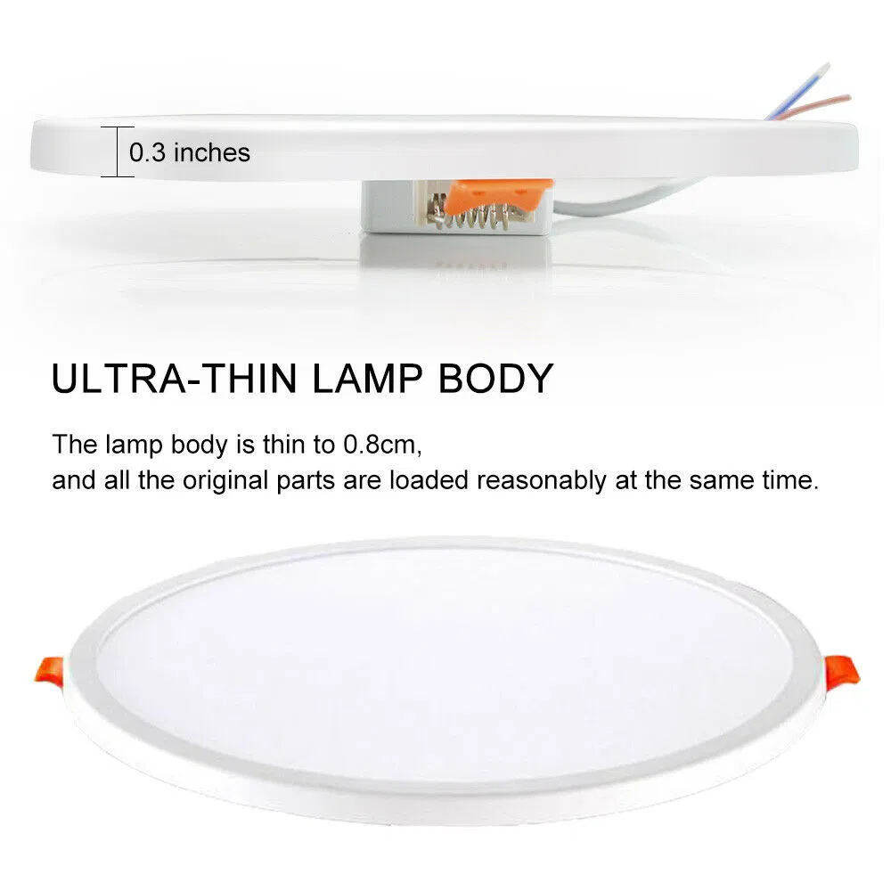 Simva LED Panel Light Surface Mounted Bedroom Living Room Home Lighting Round Ceiling Light, 3W 6W 15W 20W Downlight 6000K