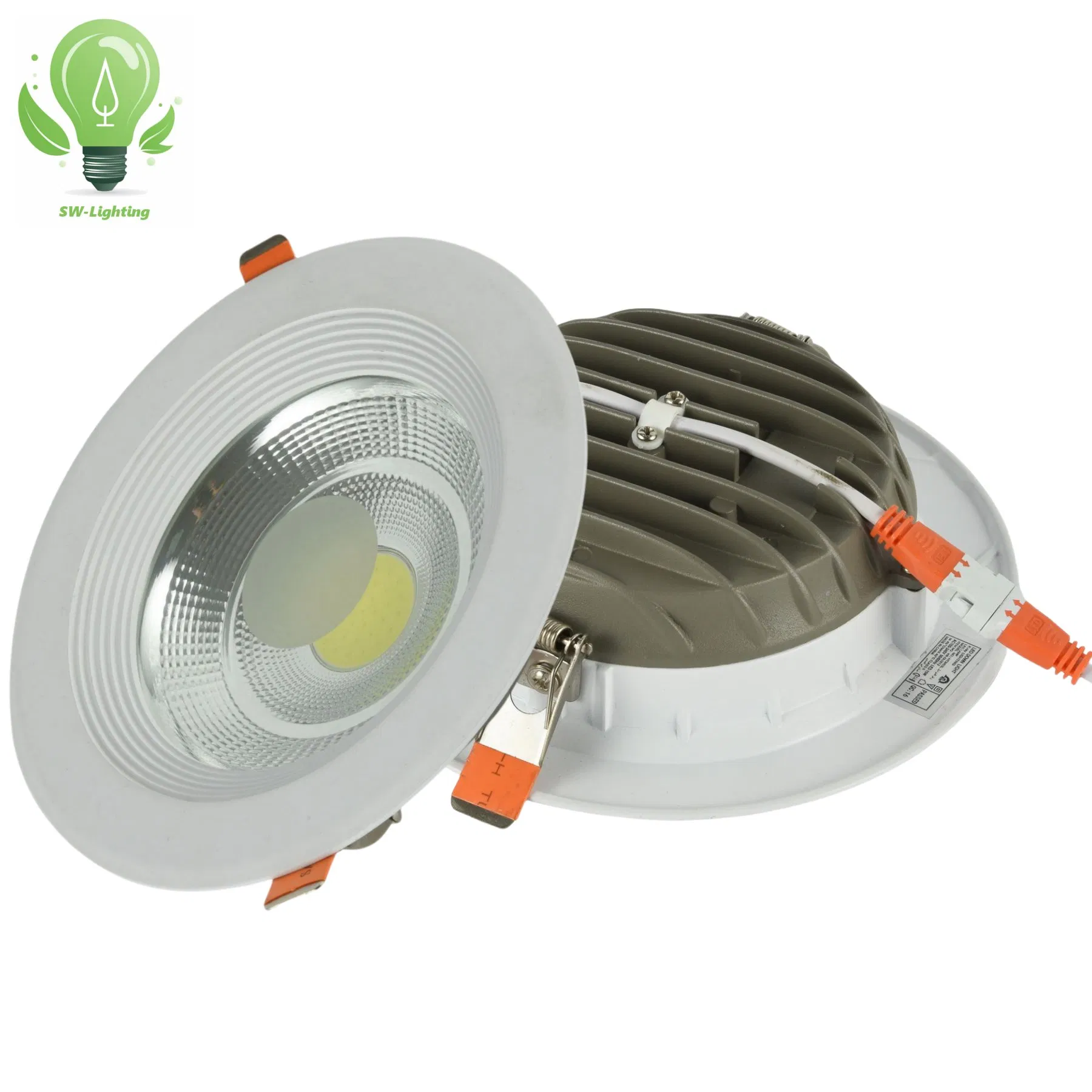 Dali Emergency Function Indoor Recessed LED Down Light Aluminum Ceiling Lamp Embeded Panel Light COB Downlight