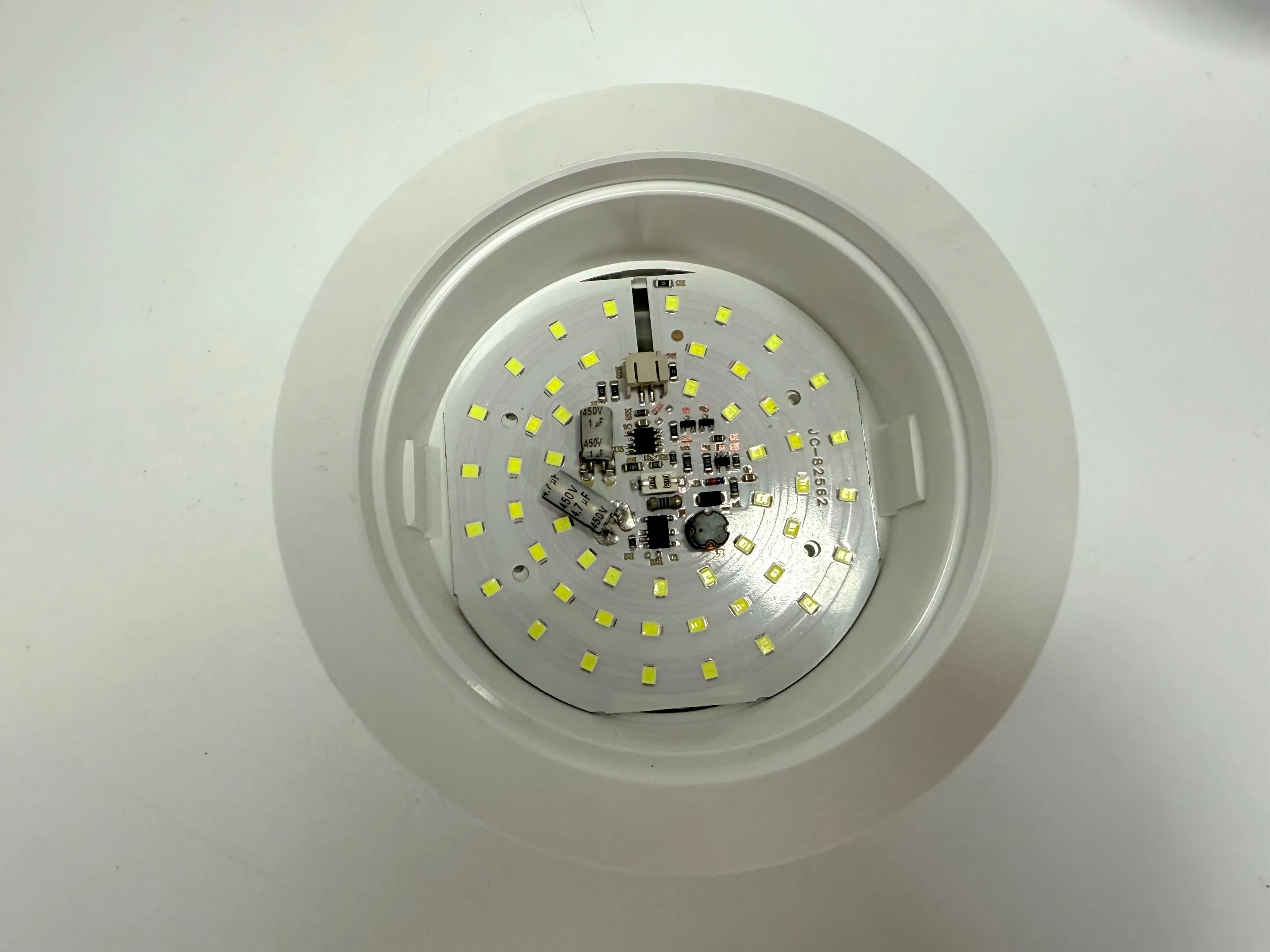 LED Fire Emergency Light AC220V Plastic Downlight