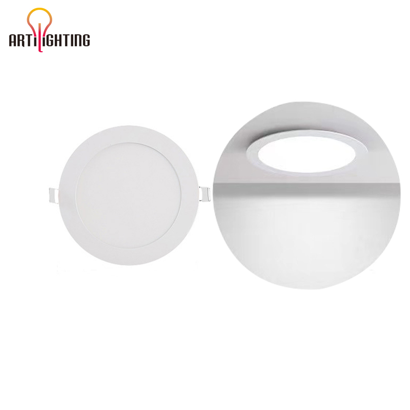 Zhongshan Nature Warm Cool White 3W 6W 9W 12W 15W 18W 24W Flush Embedded Round Square LED Ceiling LED Panel Down Light