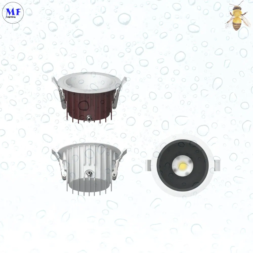 Factory Direct Supply 3 Years Warranty 10W 15W 20W Cutting 2.5 3.5 4 Inch Aluminum IP65 Waterproof Spotlight LED Down Light