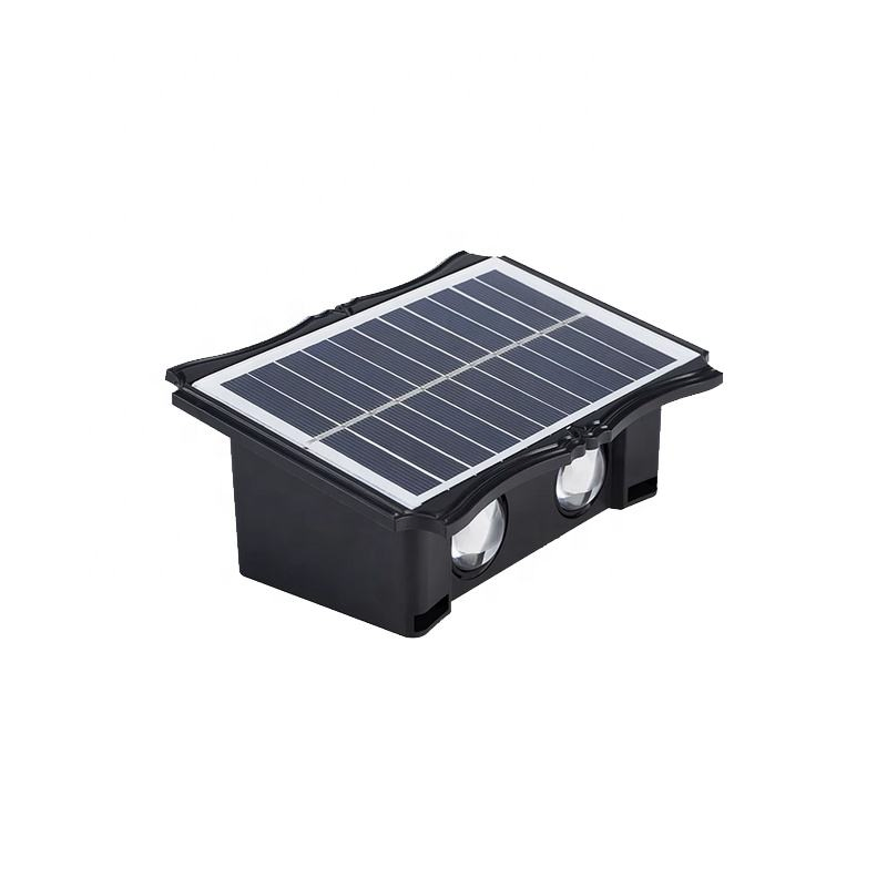 Solar Wall Washer with High Brightness, up and Down Solar Wall Lights, Warm White or RGB LED Wireless Garden Wall Lights