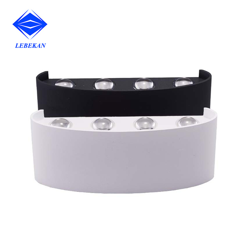 Colorful up and Down 4W 6W 8W LED Commercial Wall Pack Light