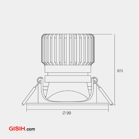 Wholesale 7W 10W 15W Ceiling Recessed Adjustable LED Spot Downlight for Hotel and Apartment Residential Rooms Distribution