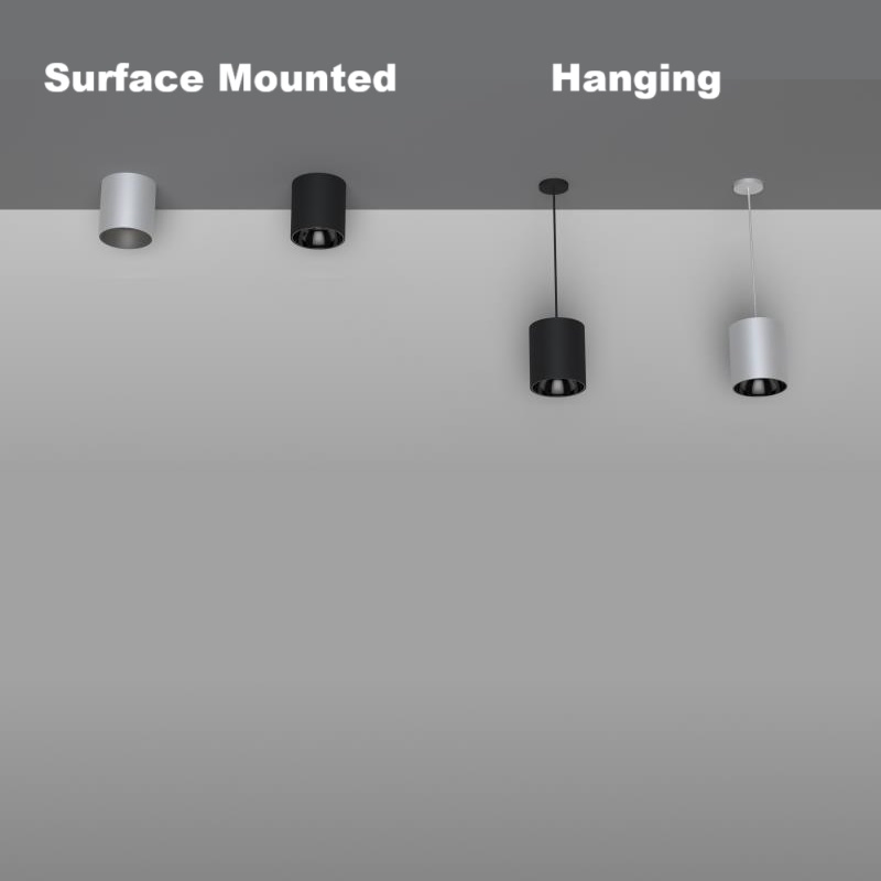 Outdoor Surface Mounted Ceiling Light Round IP65 Waterproof Luminaires LED Downlight