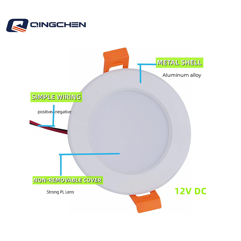 3W Low Voltage Recessed LED Emergency Downlight Non-Maintained Lighting