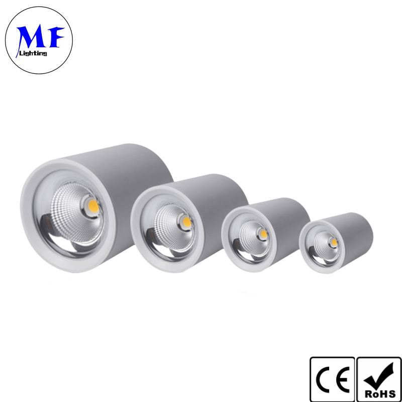 3 Years Warranty Anti-Glare Round Surface Mounted or Suspended Pendent LED Down Light for Clothing Shop Corridor Commercial Buildings
