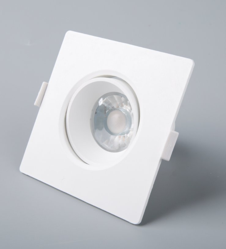 Hot Sell 3W 5W 7W 38° 58 110degree IP20 IP65 Interior and External Used Square Embeded LED Down Light with Warm Cool Pure White
