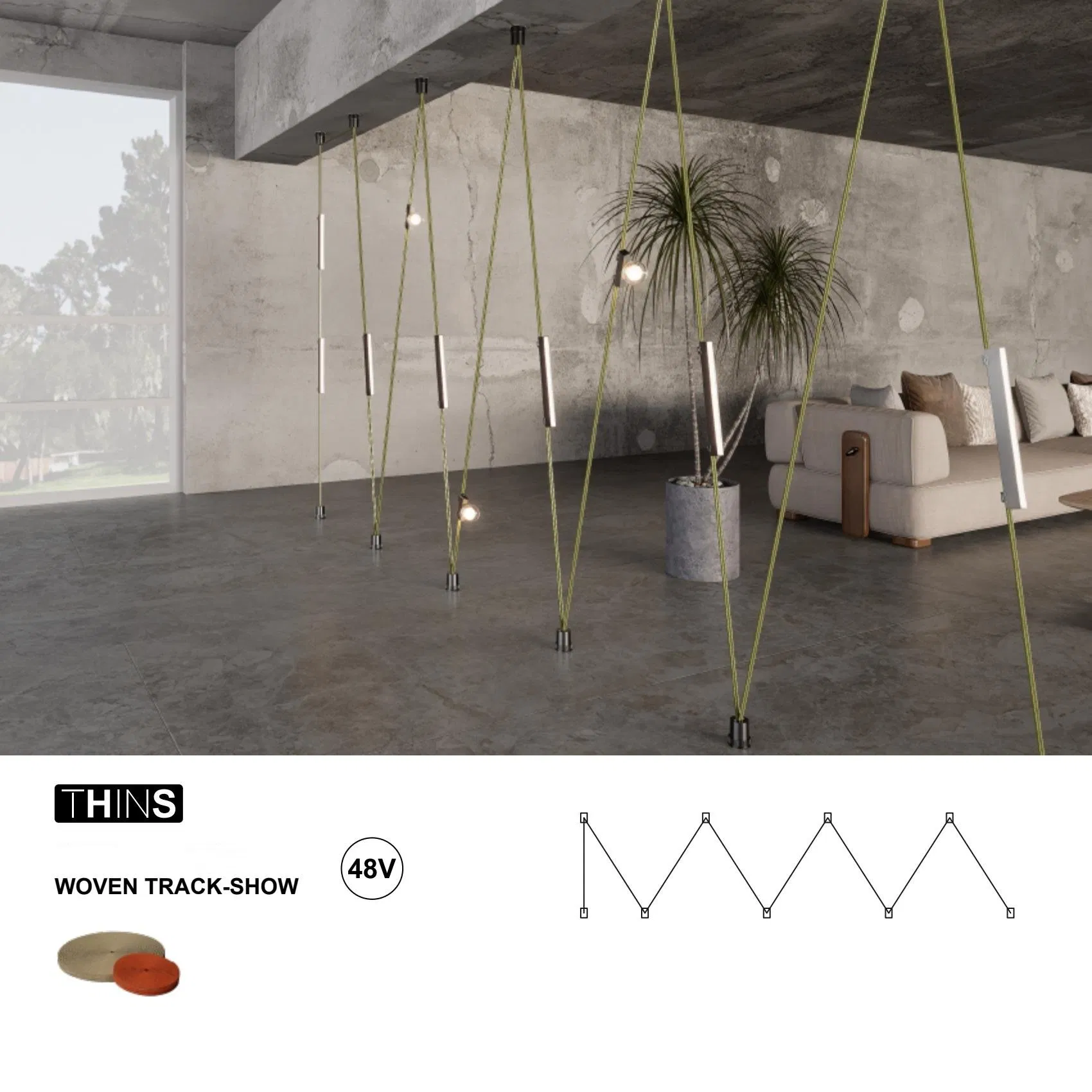 Ultra Thin Interior-Lighting Magnetic Grille LED-Light Magnet Down Light