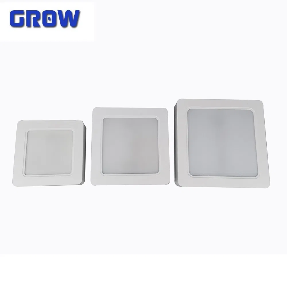 LED Panel Ceiling Light 5W/9W/18W/24W Ultra-Thin Downlight Ceiling Surface-Mounted Square Round for Indoor Office Hotel Decoration