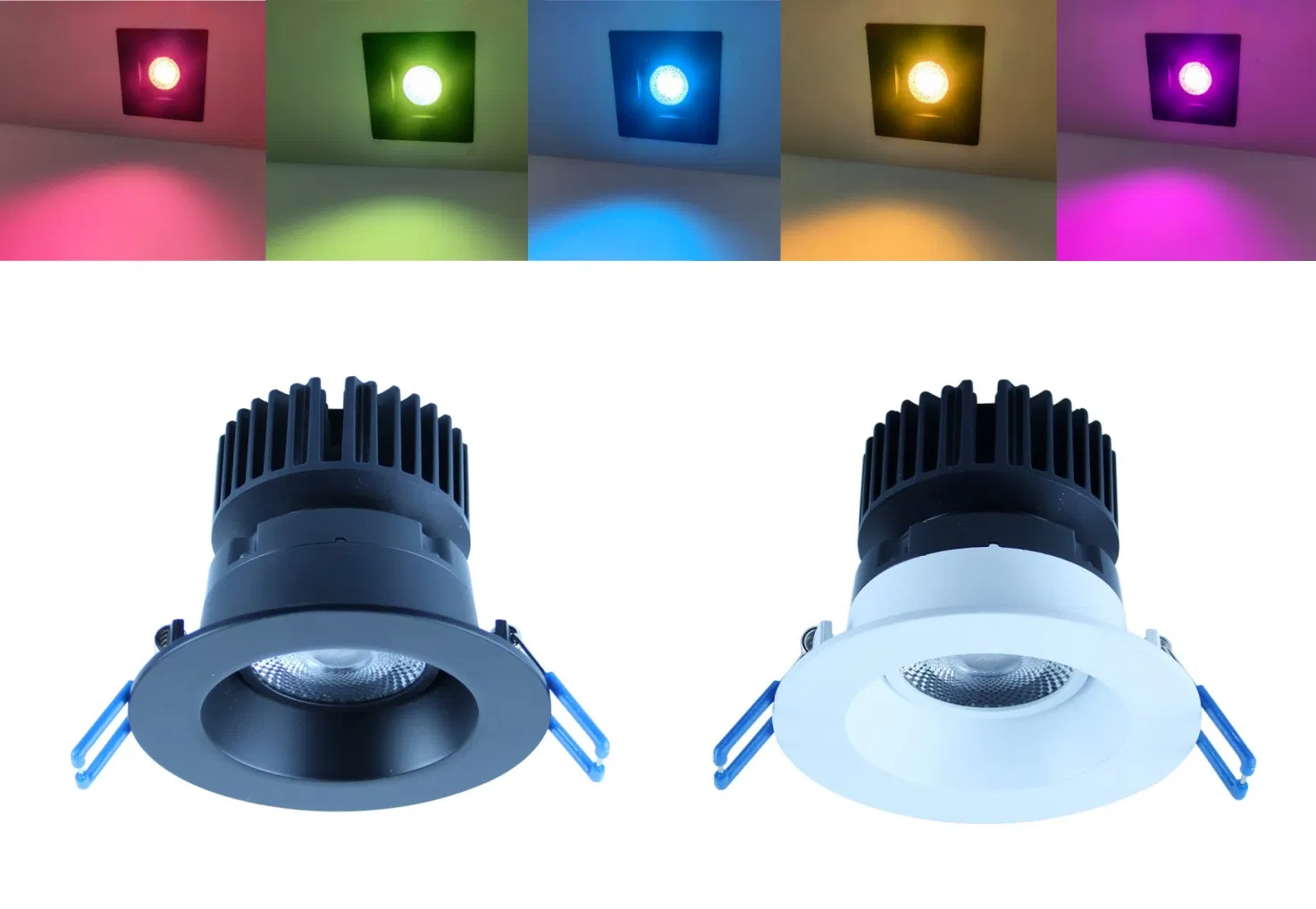 Commercial Residential Ultra-Thin Recessed Spotlight LED Downlight Down Lights Round LED Ceiling Light