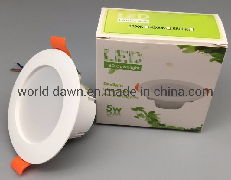Round Shape 6W Ceiling Down Light Recessed LED Panel Light