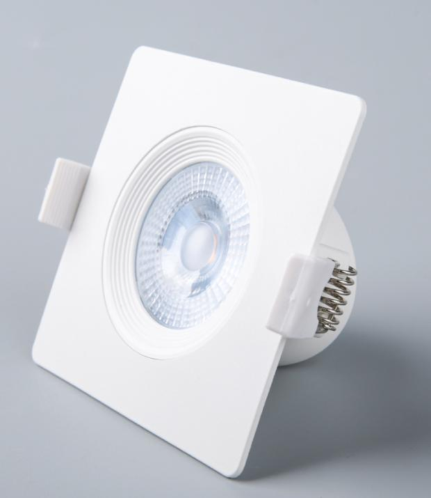 New EMC New ERP Approved 3W 5W 7W 38 58 110° IP20/IP65 Recessed Square LED Down Light with Warm Cool Daylight White