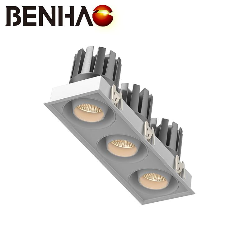 Aluminum Energy Saving Downlight Ceiling COB Residential Store 30W LED Down Light