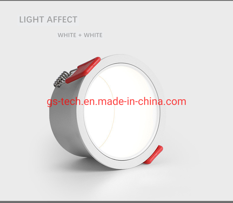 High Quality Commercial Spot Light Narrow Trim Anti Glare COB 7W 10W 15W 30W LED Spot Down Light