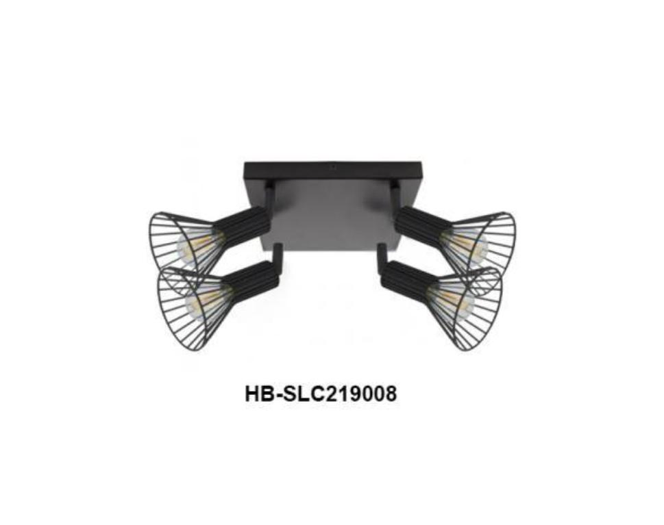 Modern Black Industrial Spot Light LED 2 Way Ceiling Spotlight Adjustable Vintage Ceiling Down Light