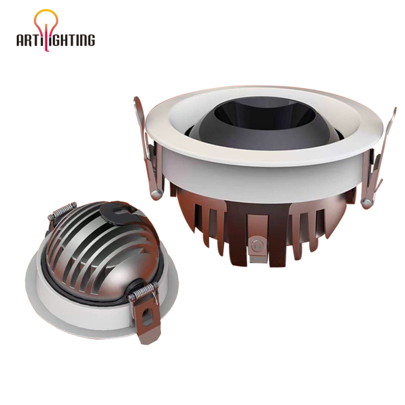 12V 24V DMX512 RGB COB 10W LED Smart Downlight LED Ceiling Light Spot Light 0-10V