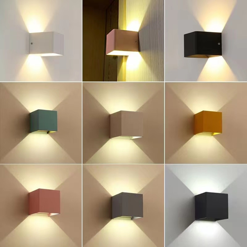 Aluminum Body Black White Golden Color up and Down LED Wall Lamp with G9 Bulb Light Source Beam Angle Adjustable Made in China