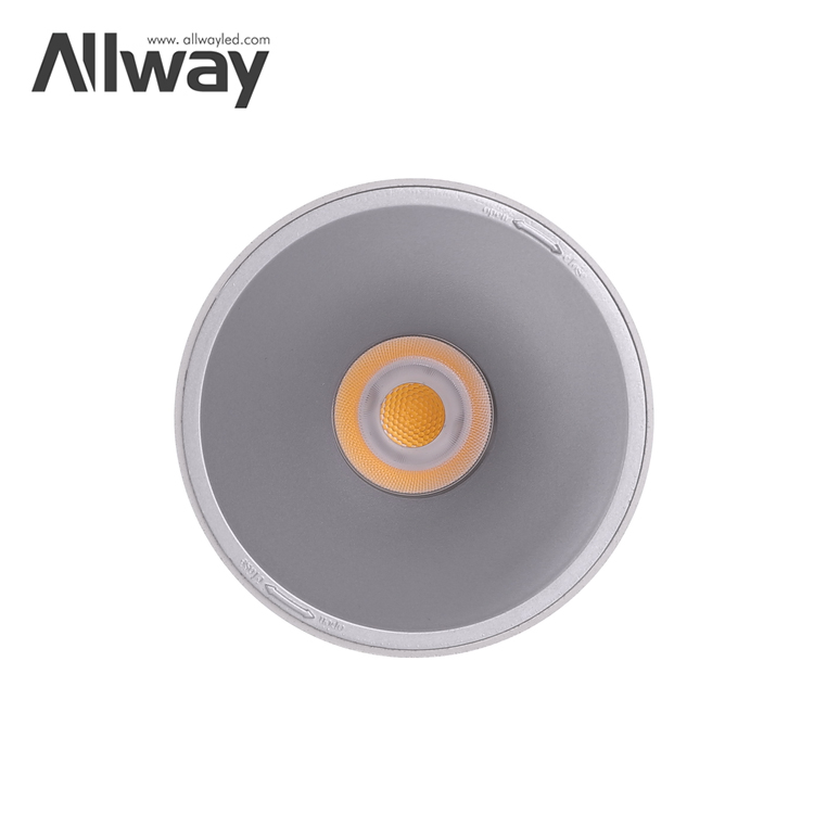Sleek Aluminum COB IP20 Surface-Mounted Downlight for Modern Interiors