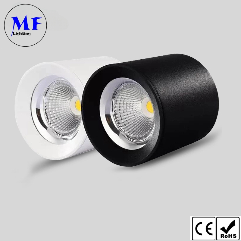 3 Years Warranty Anti-Glare Round Surface Mounted or Suspended Pendent LED Down Light for Clothing Shop Corridor Commercial Buildings