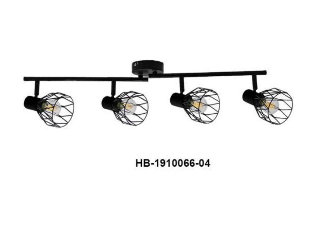 Modern Black Industrial Spot Light LED 2 Way Ceiling Spotlight Adjustable Vintage Ceiling Down Light