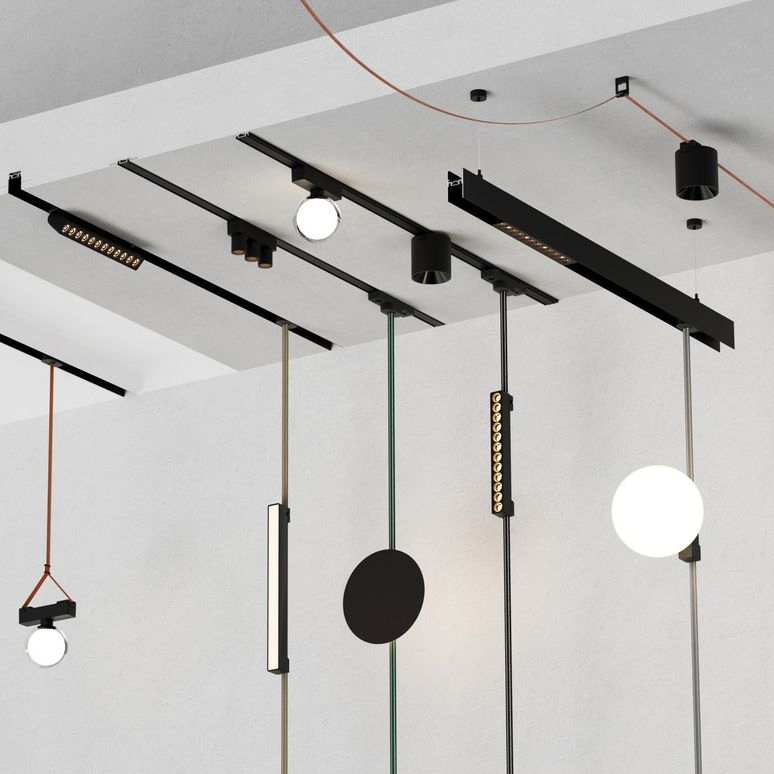 Ultra-Thin Tuya Bluetooth Mi Home 2.4G Smart Magnet Linear Track Lamp Surface Recessed Downlight Ceiling Spot LED Magnetic Track Light