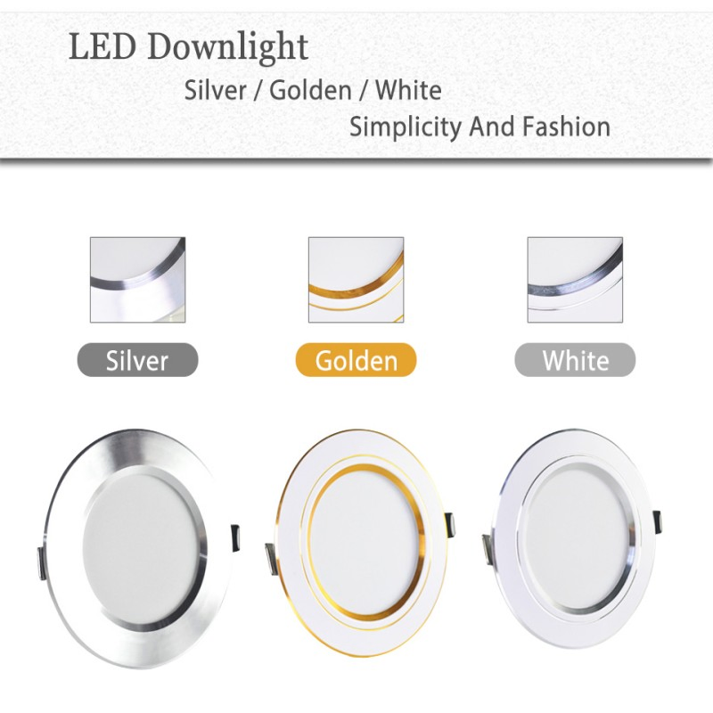Lanyou LED Downlight Recessed Round LED Ceiling Lamp Indoor Lighting Warm White