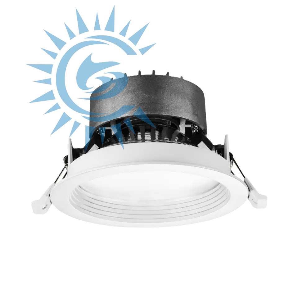 Commercial High Lumen Waterproof IP44 Aluminum Down Light Ceiling Light COB 4000K 2400lm 30W LED Downlight