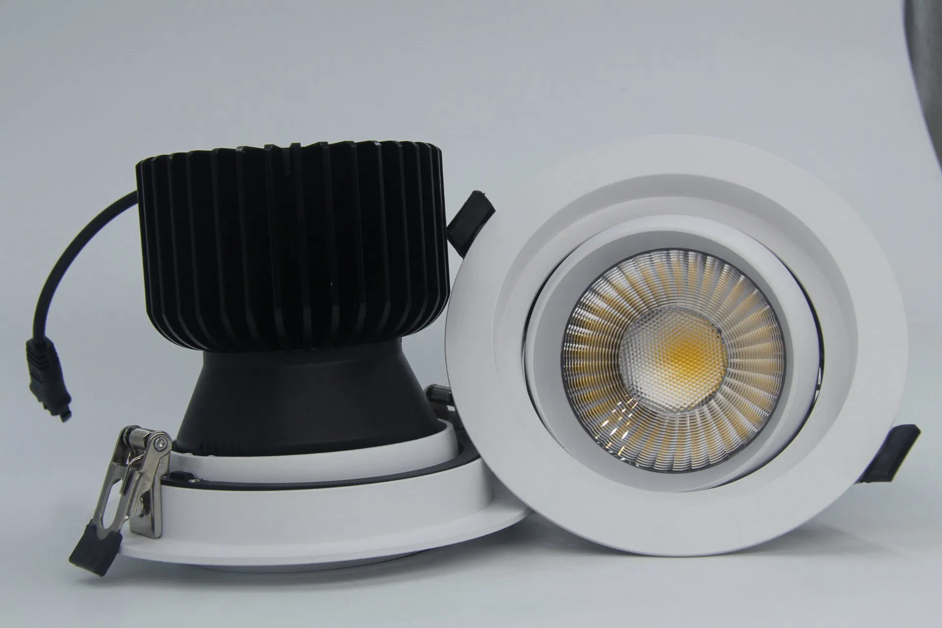 Recessed COB Ceiling Light Commercial LED Spotlight Color Temperatur 2700-6500K Down Light