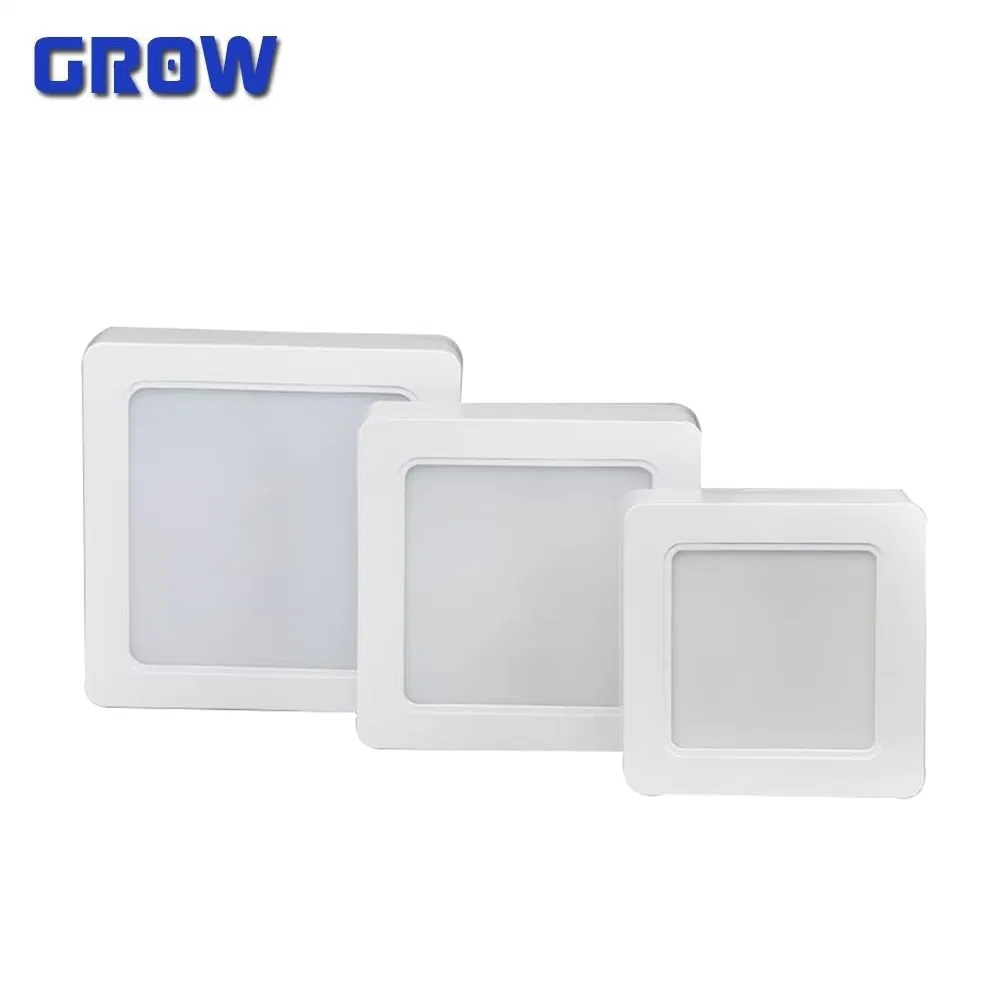 LED Panel Ceiling Light 5W/9W/18W/24W Ultra-Thin Downlight Ceiling Surface-Mounted Square Round for Indoor Office Hotel Decoration