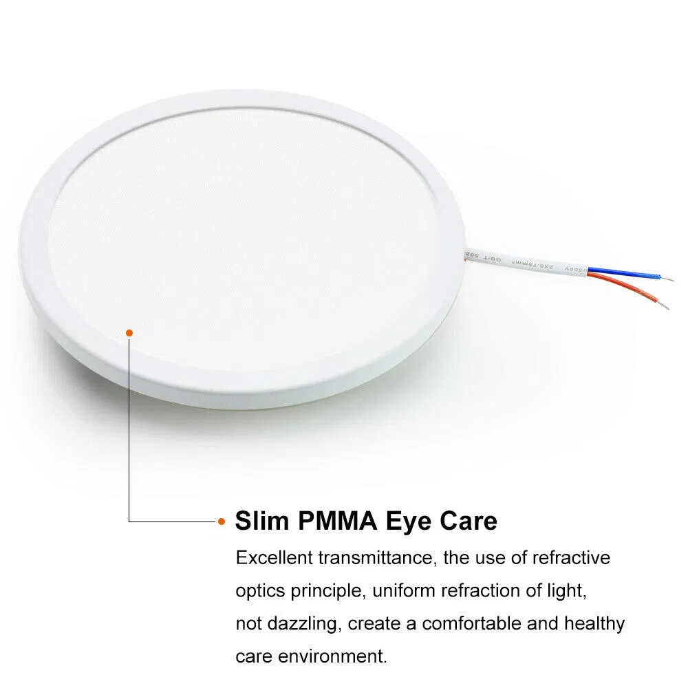 Simva LED Panel Light Surface Mounted Bedroom Living Room Home Lighting Round Ceiling Light, 3W 6W 15W 20W Downlight 6000K