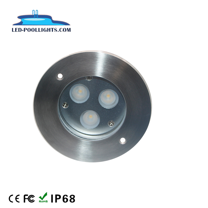 DC12V IP68 RGB 304ss Underground Light Recessed LED Down Light