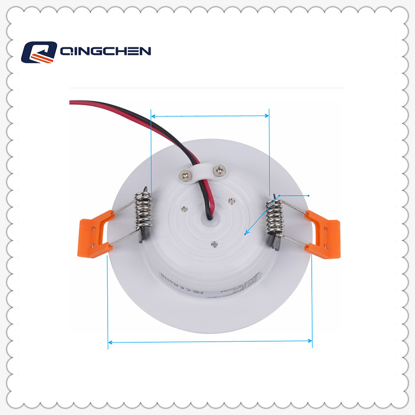 3W Recessed Ultra-Thin Low Voltage Downlight LED Ceiling Light