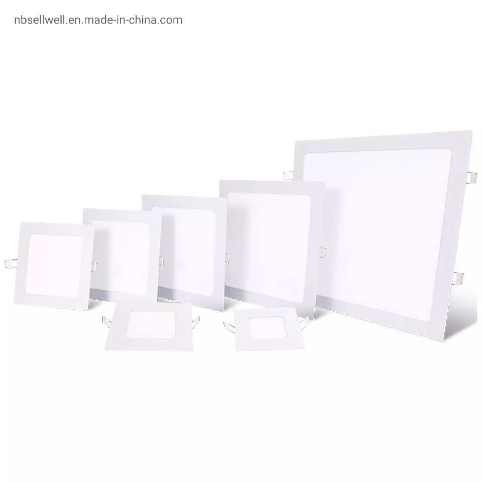 LED Panel Lighting Slim Back-Lit Ceiling Light / Suspending LED Panel Lamp 60X60cm 18W 36W 40W 60W 100lm/W 6500K Office Down Light Cool White LED Panel Light