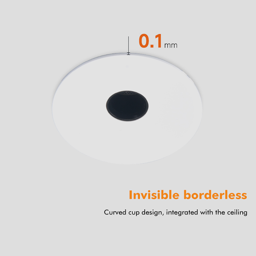 COB LED Slim Recessed Down Light (UL/CE) - OEM/ODM Dimmable Smart Design for Supermarket/Hotel/Residential Ceiling