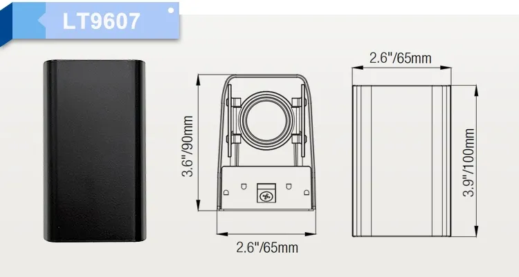 Aluminum Wall Light View 2