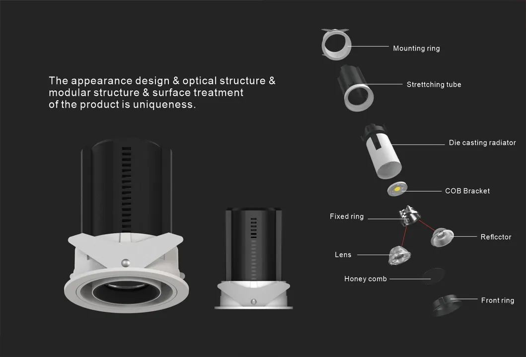 Recessed Stretchable Wall Washer