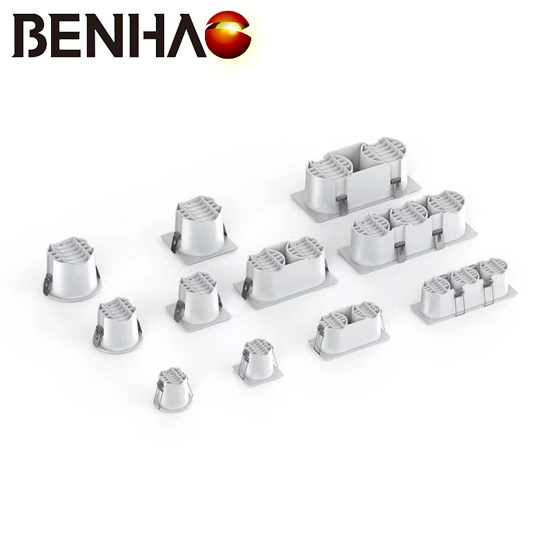 Modern Hotel Interior Lighting Industrial 18W LED Square Downlight Spotlight