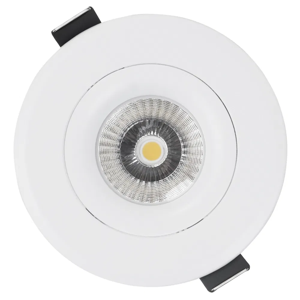 Indoor Lighting Adjustable Beam Angle Anti-Glare 8.5W 2700K Glow LED-Downlight