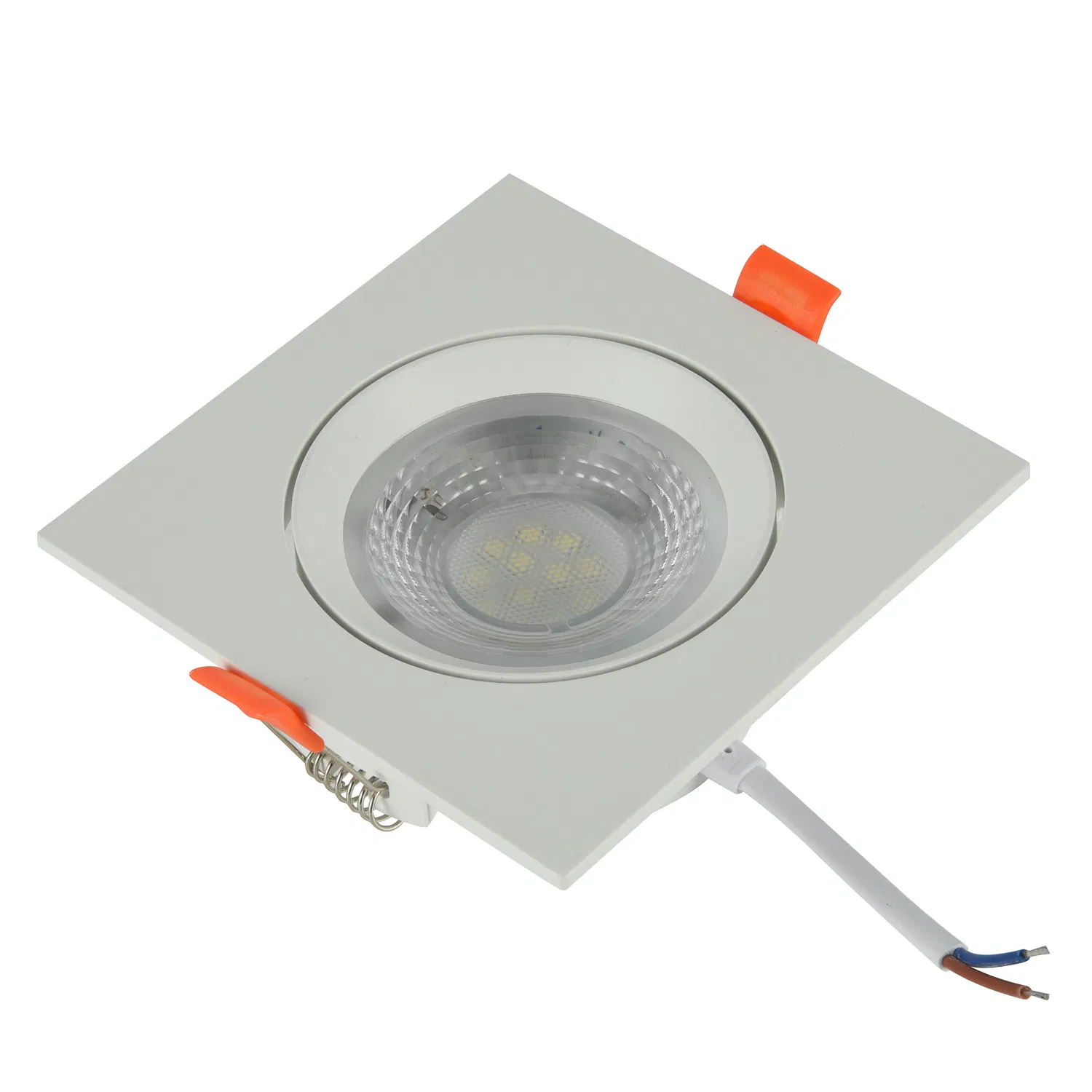 3W 5W 7W Angle Adjustable LED Light Embeded Bedroom Ceiling Lamp Recessed Square Spotlight 3CCT Dob Panel Light Downlight