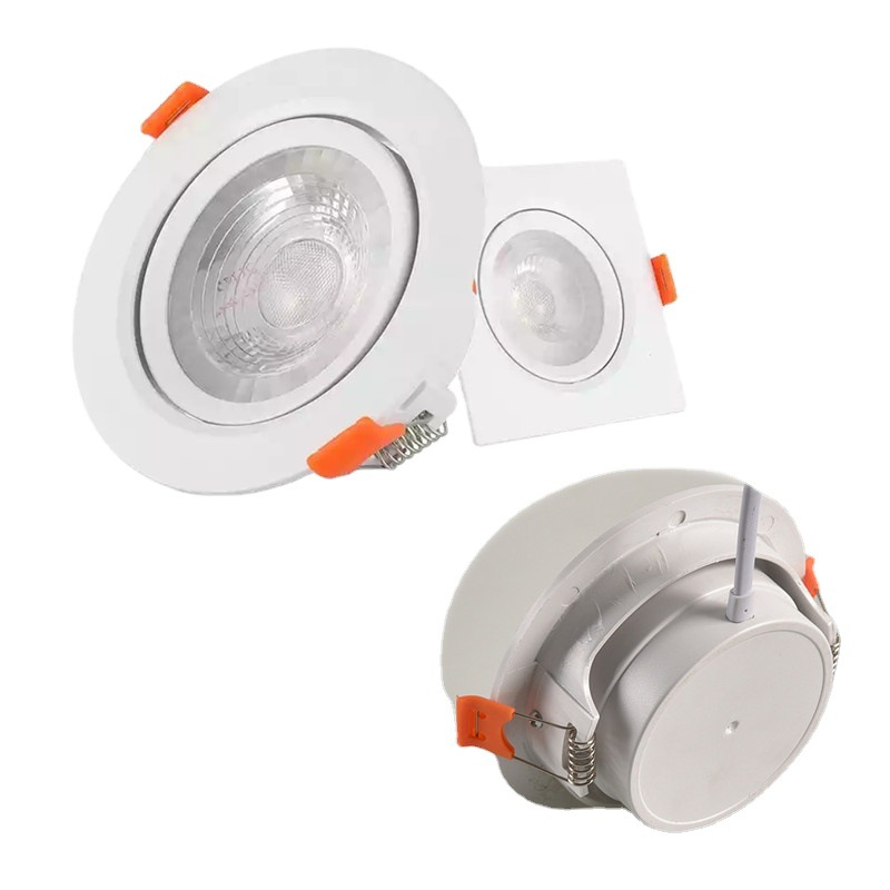 High Power White Plastic 2.5inch Good Quality Emergency 5 Watt LED Downlight Housing Ceiling Light