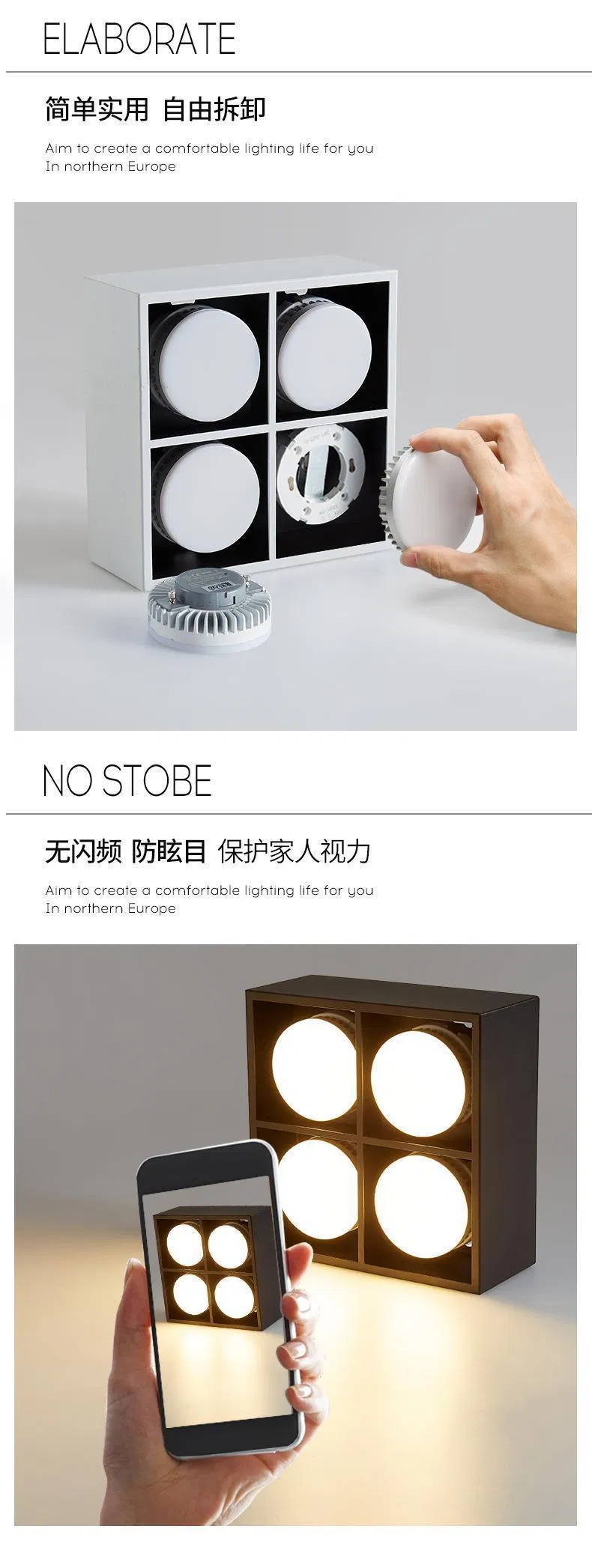 LED Ceiling Light Detail 4