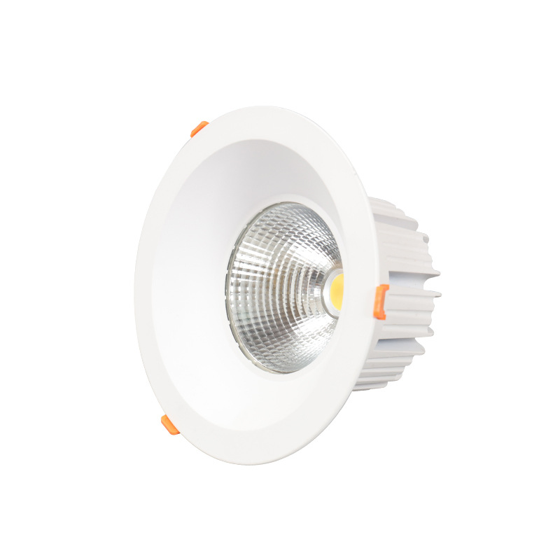 Commercial LED Dimmable Spot Distributor Anti Glare Down Spotlight Ceiling Light COB Lamp Bulb Downlight 30W 6500K Cool White