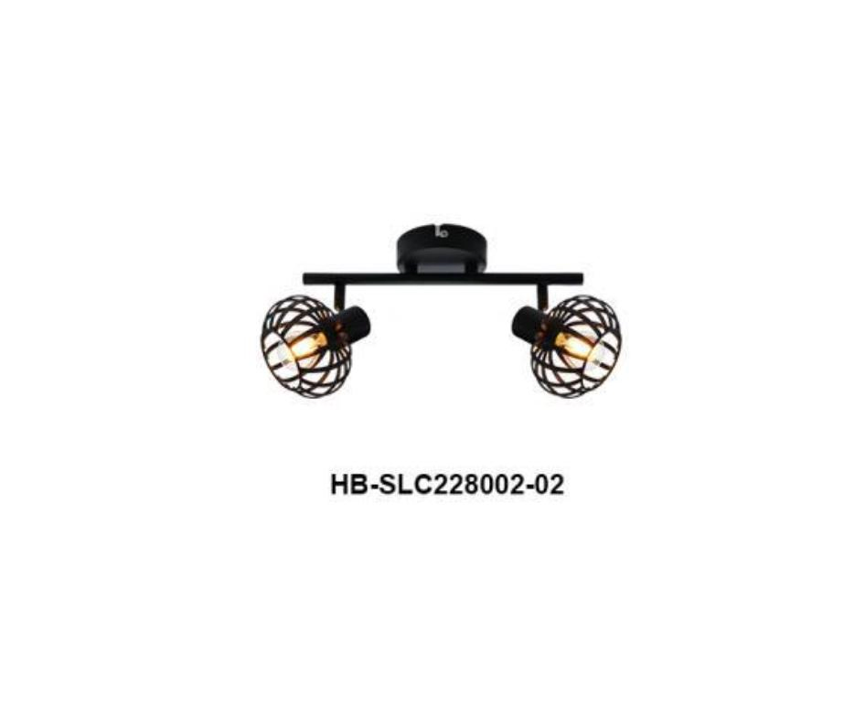 Modern Black Industrial Spot Light LED 2 Way Ceiling Spotlight Adjustable Vintage Ceiling Down Light