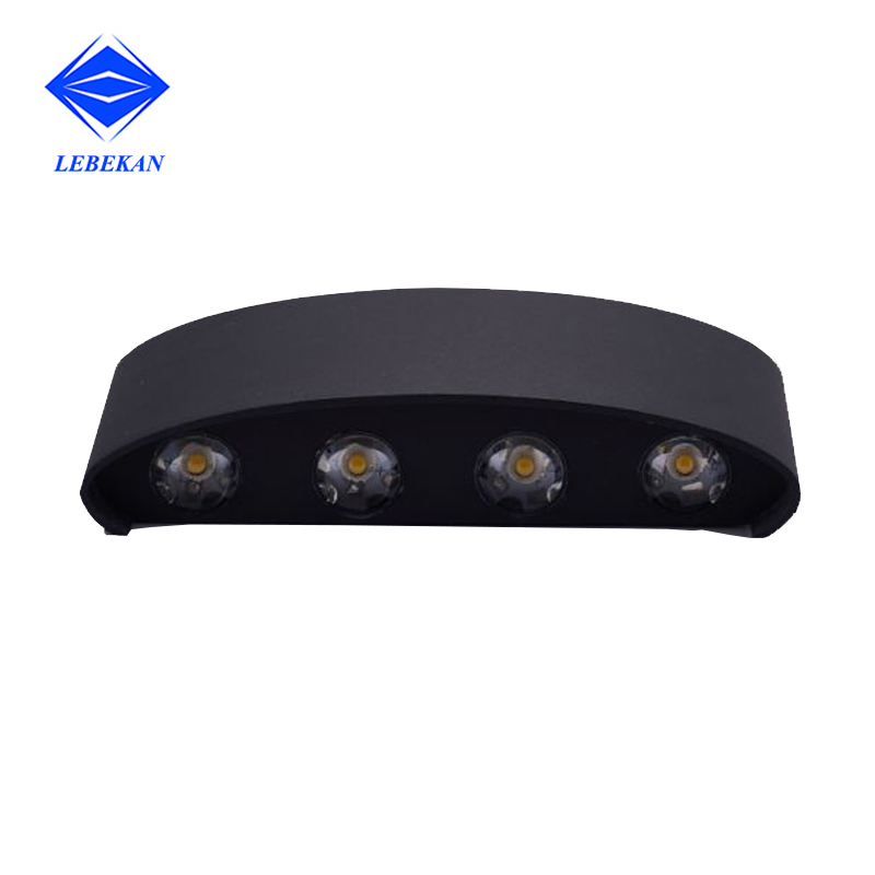 Colorful up and Down 4W 6W 8W LED Commercial Wall Pack Light