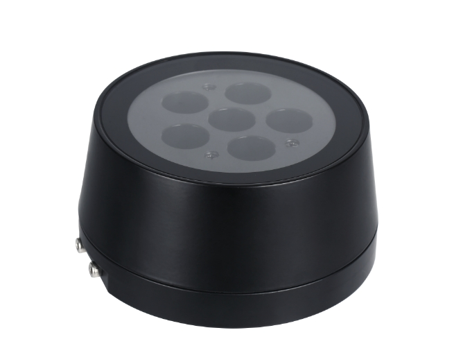 IP66 Downlight 15W Waterproof Surface Mounted Outdoor Round Ceiling Light Landscape LED RGB DMX512 Projector Light