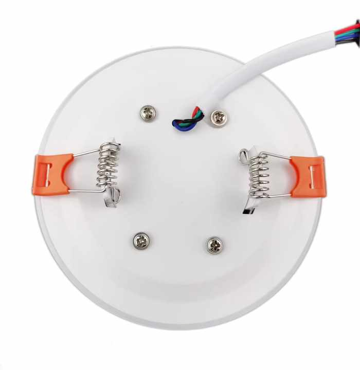 Recessed Ceiling Double Color LED Ceiling Light 6W 9W 16W 24W RGB Round Square Panel Spot Light Downlight