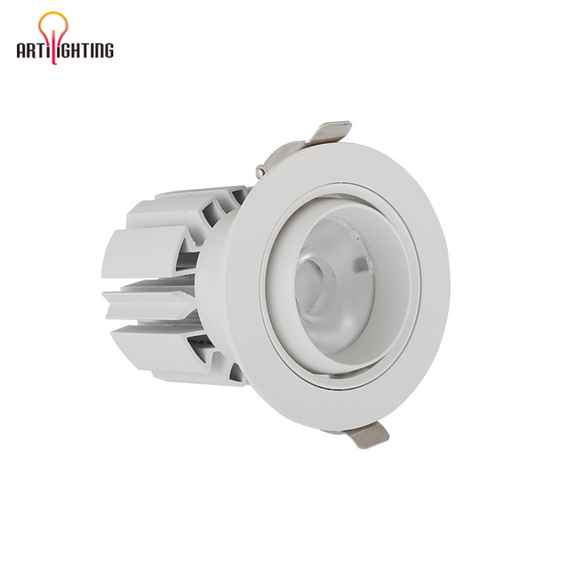 Wholesale Anti-Glare IP20 Ugr 19 Ultra-Thin Lamp Recessed Spot Light 7 Watts Dimmable COB LED Downlight