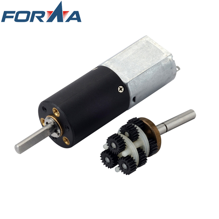 High Quality 16mm Brush DC Plastic Gear Motor High Torque 5V Planetary Reduction Gearbox Low Noise Explosion-proof for Medical